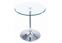 Metal Chromed Leg Coffee Table (C12)
