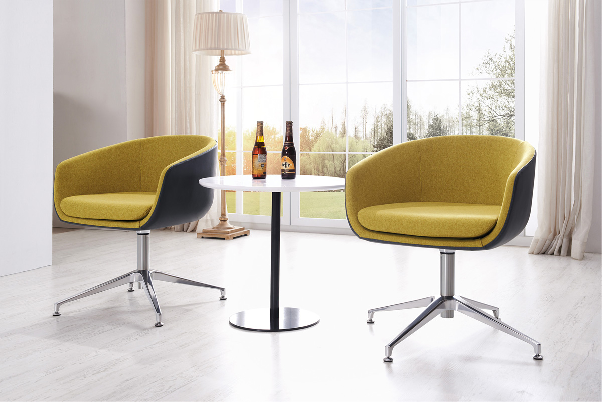Linen Fabric Coffee Leisure Chair（ DU-1703T）