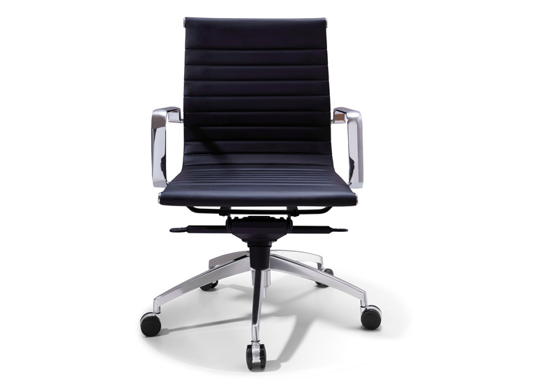 Metal Legs Low Back Office Chair (DU-345B-M)