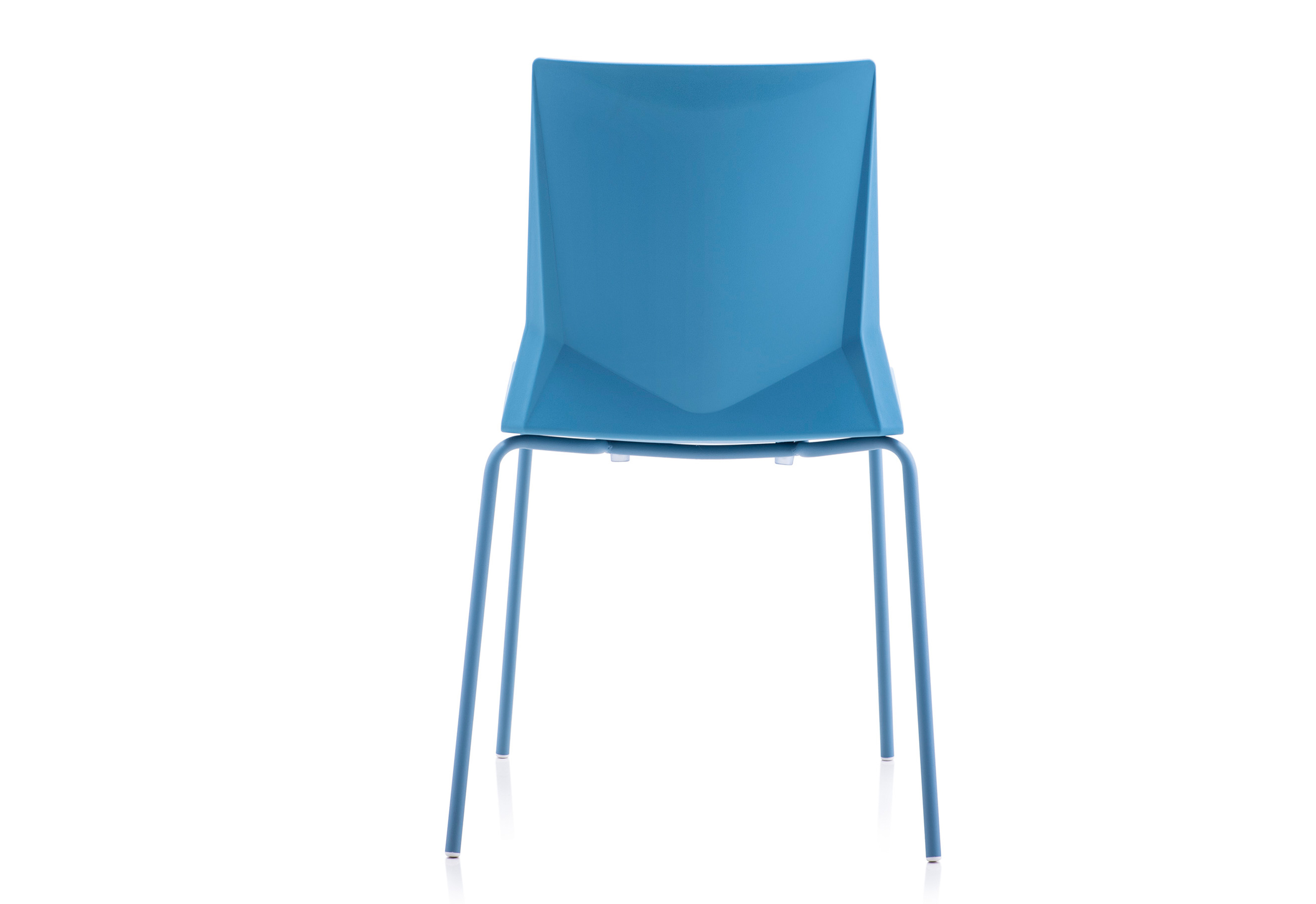 Blue Stackable Plastic Chair（081C-S）