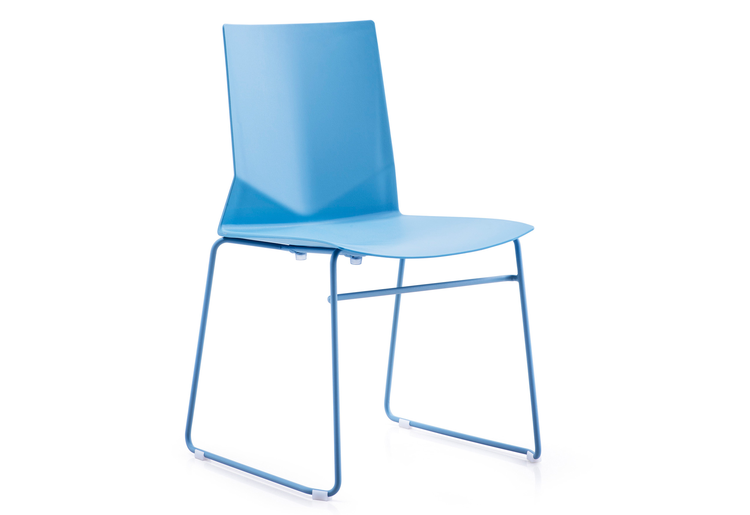 Blue Stackable Plastic Chair（081C-S）