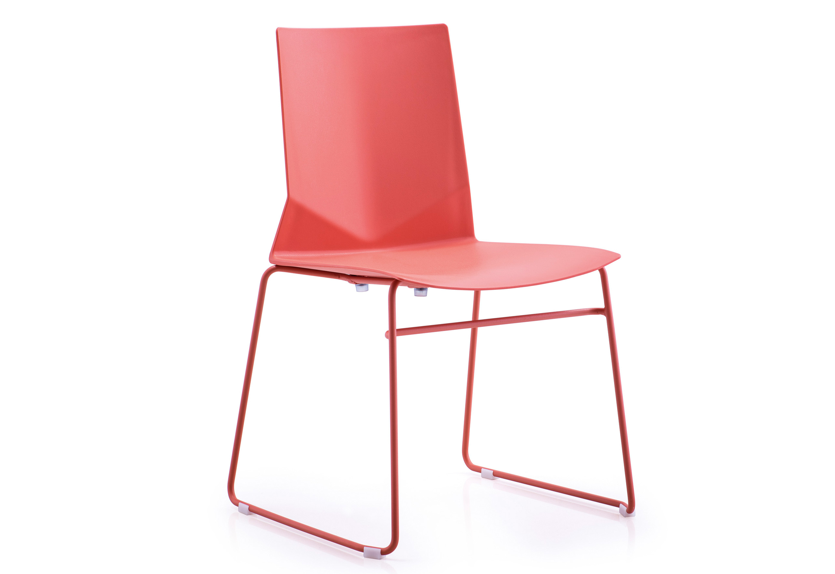 Pink-Red PP Leisure Chair（081C-S）