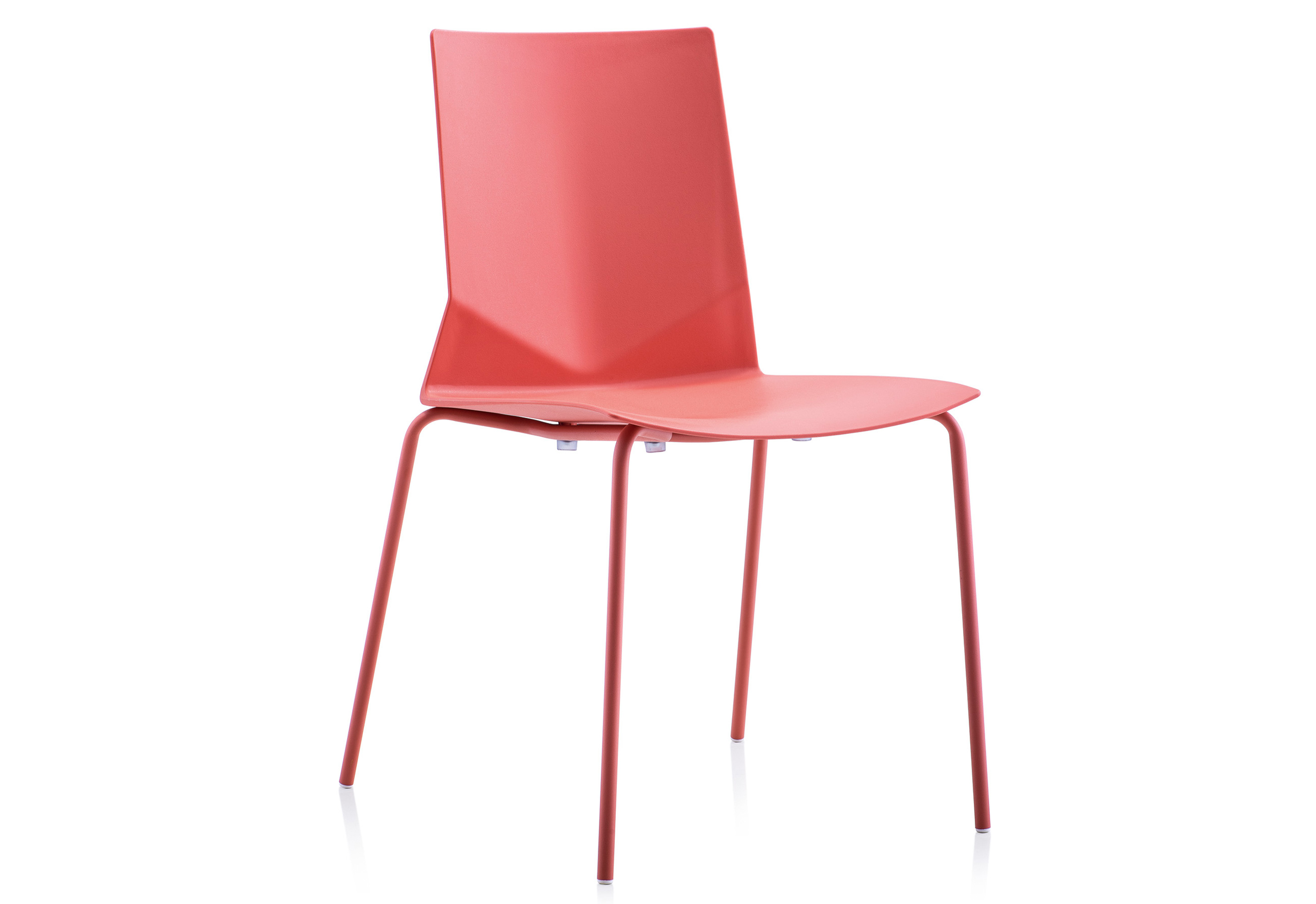 Pink-Red PP Leisure Chair（081C-S）