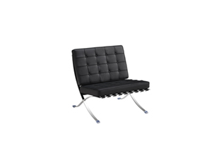 Leather Barcelona Chair with Ottoman （DU-505）